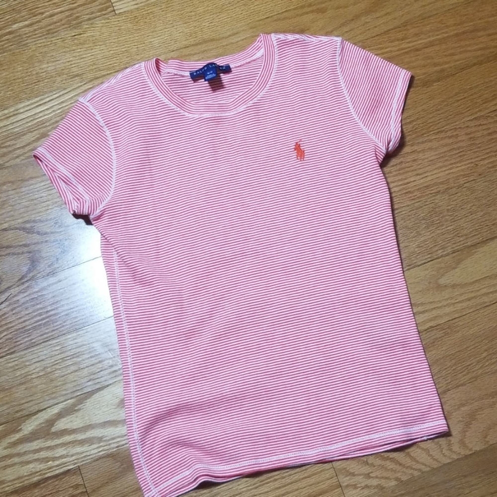 Ralph Lauren Striped Tee Sz S